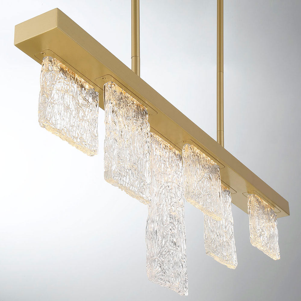 Siena Linear LED Chandelier in Detail.
