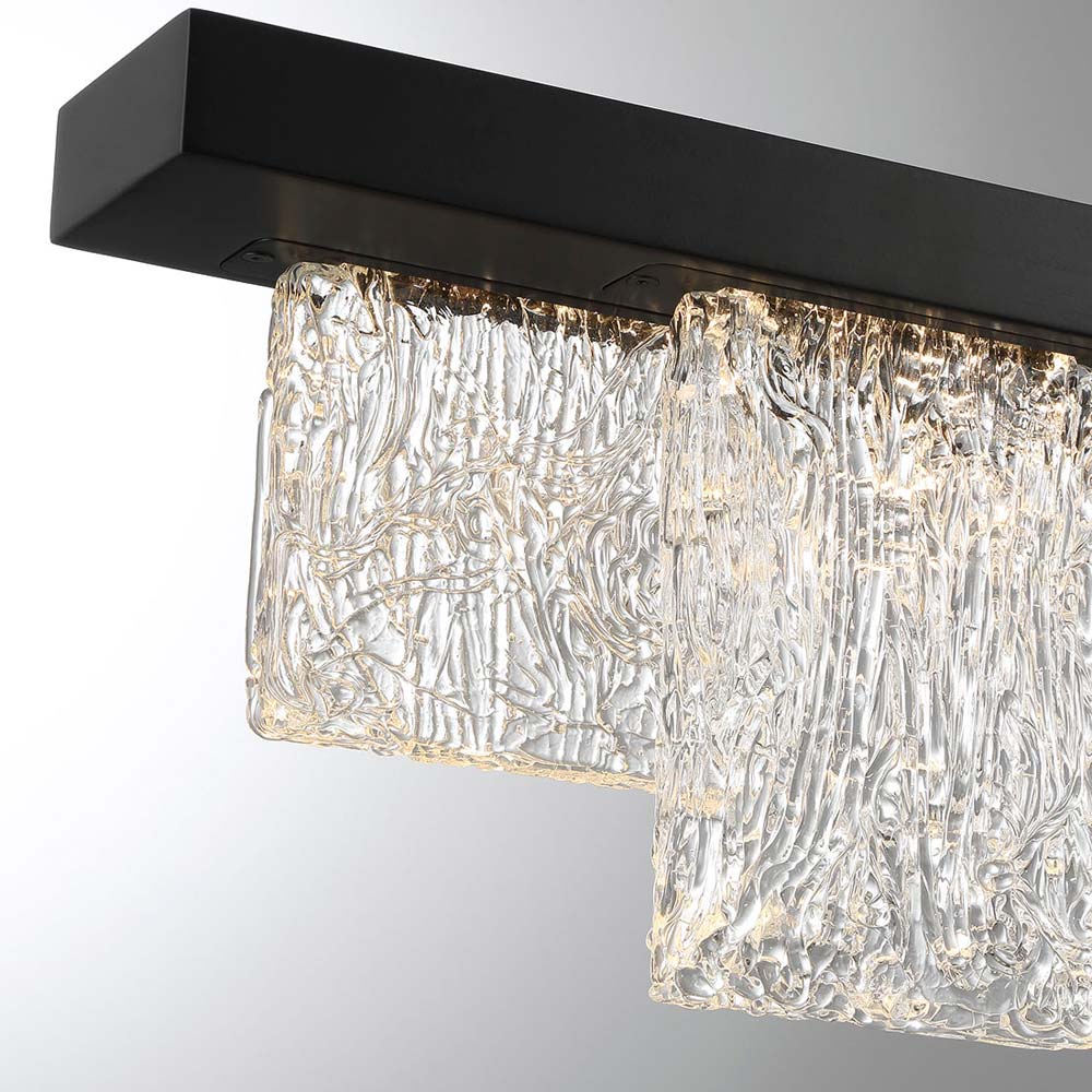 Siena Linear LED Chandelier in Detail.