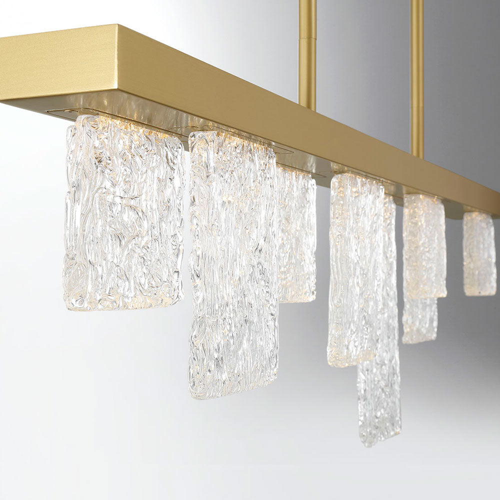 Siena Linear LED Chandelier in Detail.