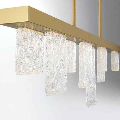 Siena Linear LED Chandelier in Detail.