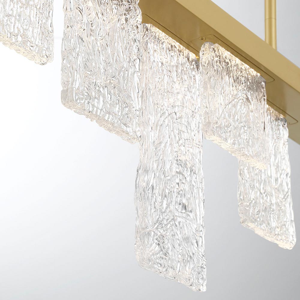 Siena Linear LED Chandelier in Detail.