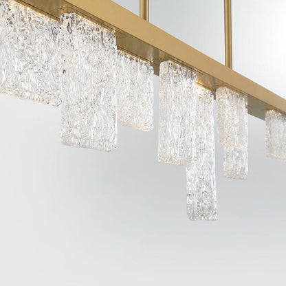 Siena Linear LED Chandelier in Detail.