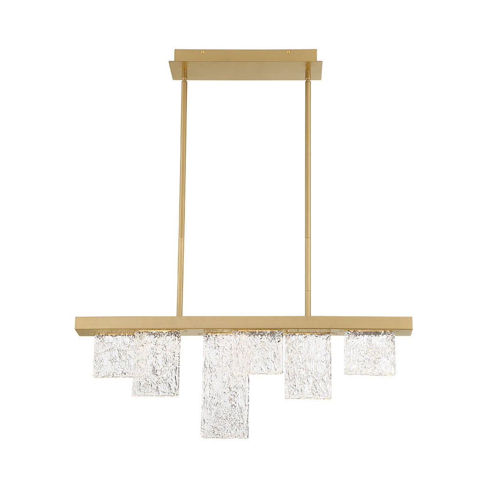 Siena Linear LED Chandelier in Detail.