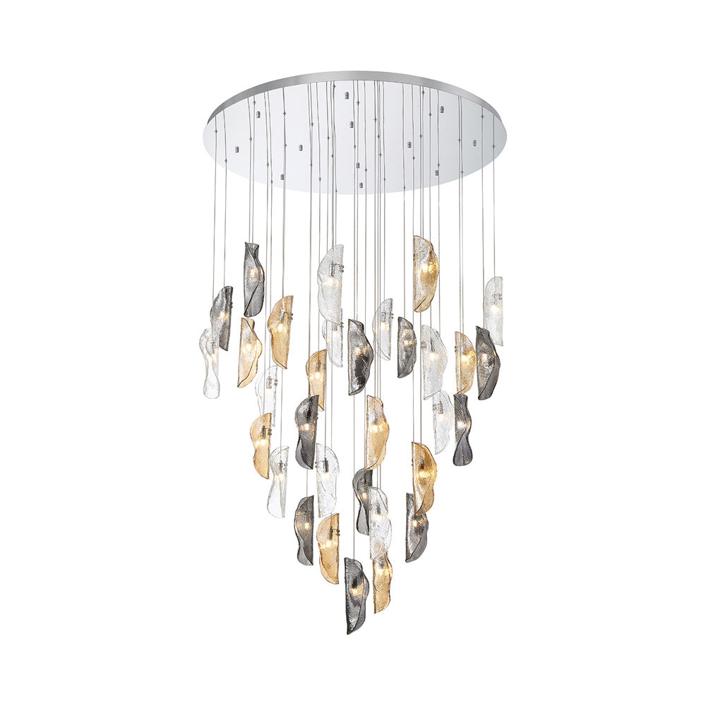Sorrento Grand Chandelier in Chrome/Mixed (32-Light).