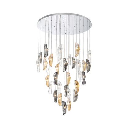 Sorrento Grand Chandelier in Chrome/Mixed (32-Light).