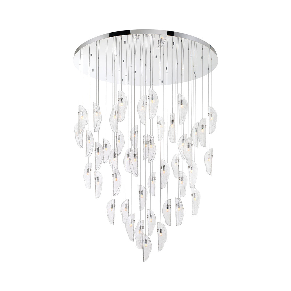 Sorrento Grand Chandelier in Chrome/Clear (45-Light).