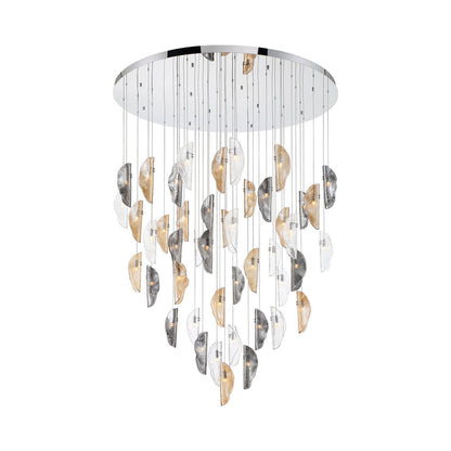 Sorrento Grand Chandelier in Chrome/Mixed (45-Light).