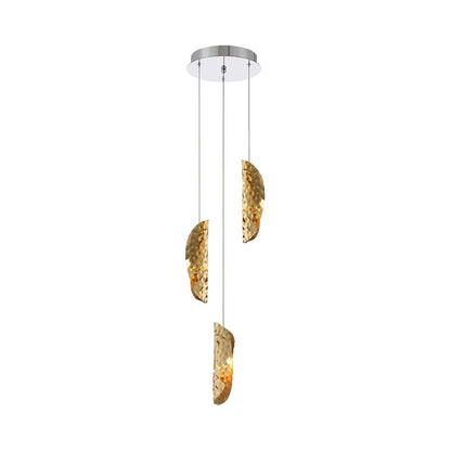 Sorrento Multi Light Pendant Light in Chrome/Copper.