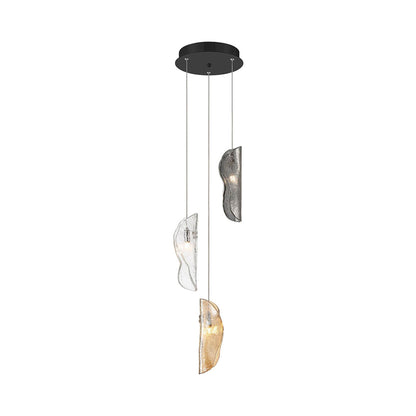 Sorrento Multi Light Pendant Light in Matte Black/Mixed.