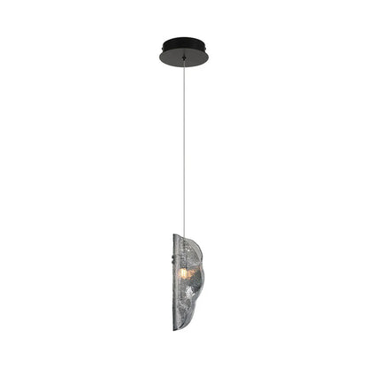 Sorrento Pendant Light in Black/Smoke.