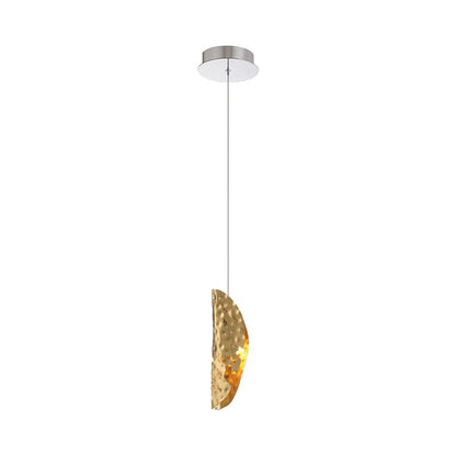 Sorrento Pendant Light in Chrome/Copper.