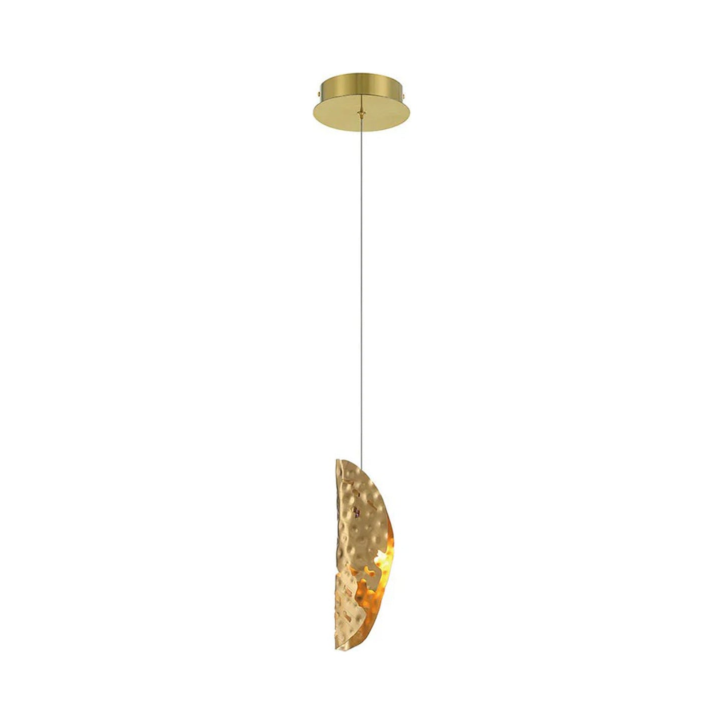 Sorrento Pendant Light in Gold/Copper.