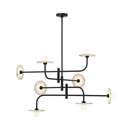 Teramo Chandelier in Matte Black (8-Light).