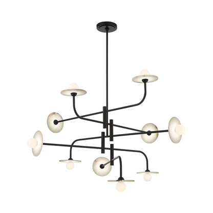 Teramo Chandelier in Matte Black (10-Light).