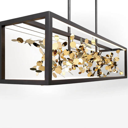 Terlizzi Linear LED Chandelier in Detail.