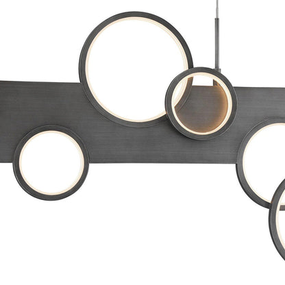 Torino Linear LED Chandelier in Detail.