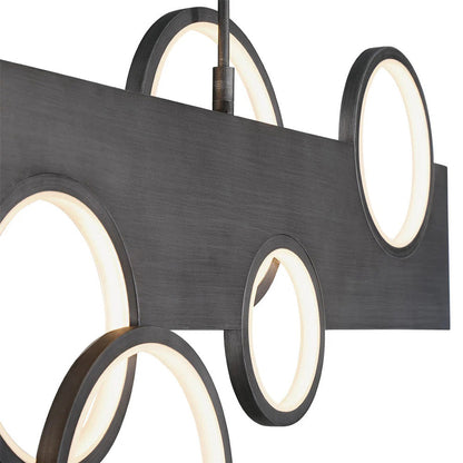 Torino Linear LED Chandelier in Detail.