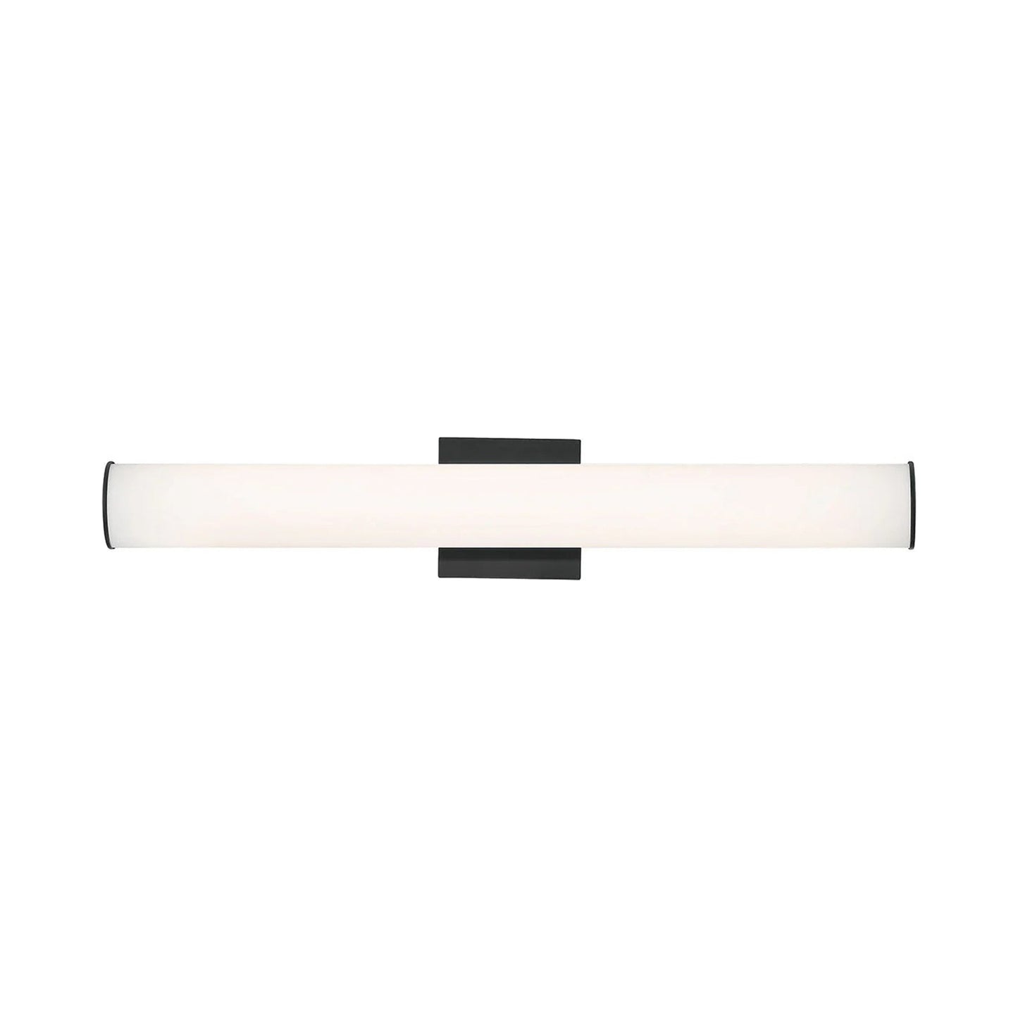 Trani LED Bath Vanity Light in Matte Black.