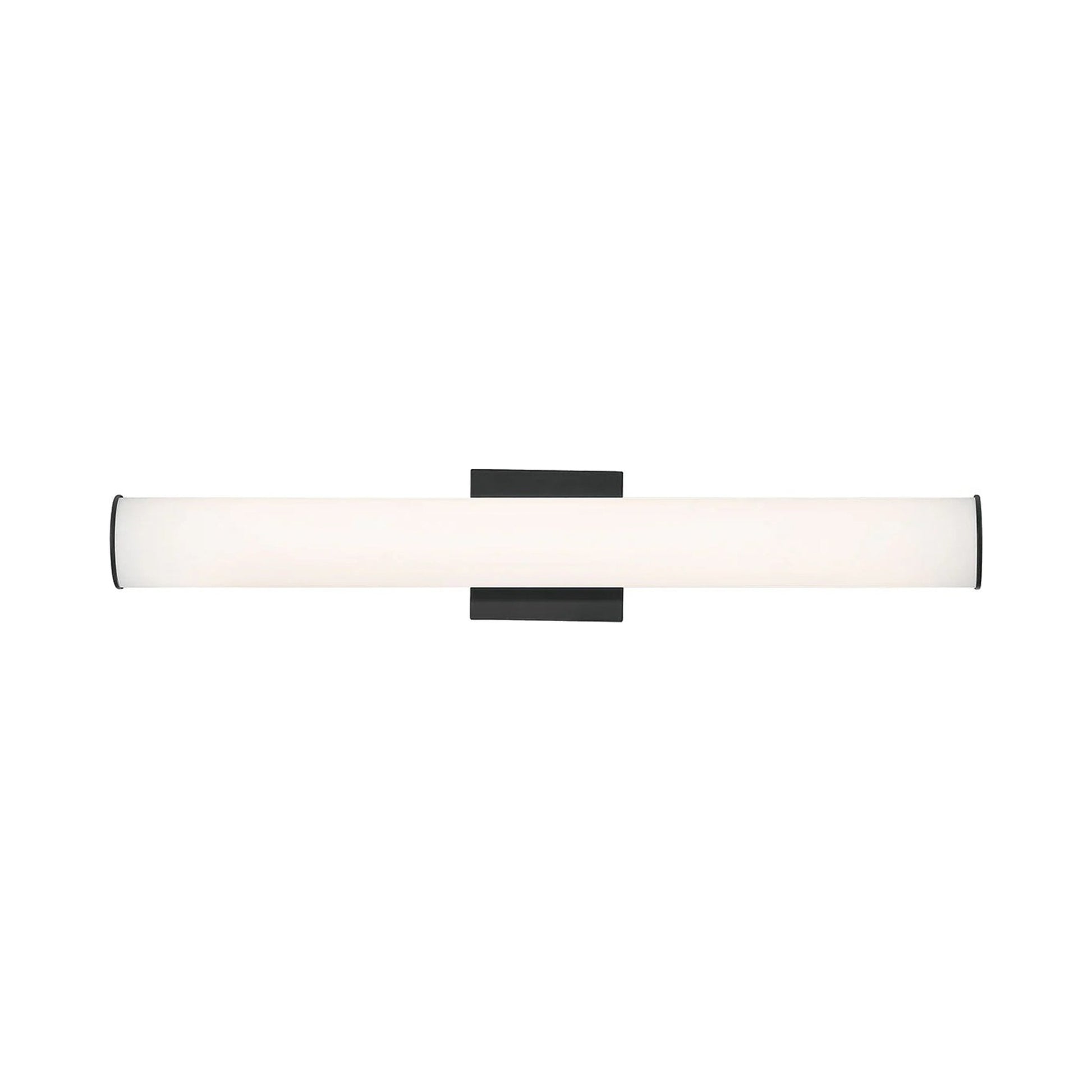 Trani LED Bath Vanity Light in Matte Black.