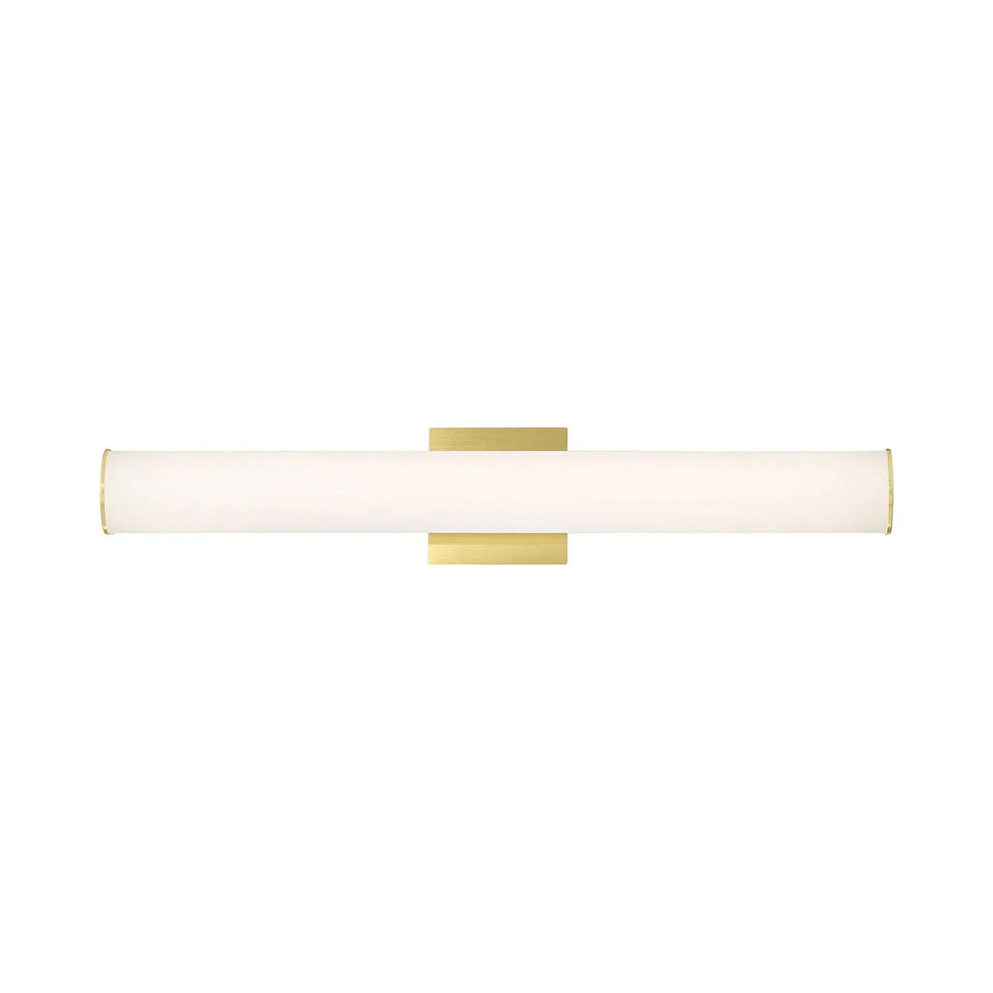 Trani LED Bath Vanity Light in Plated Brushed Gold.