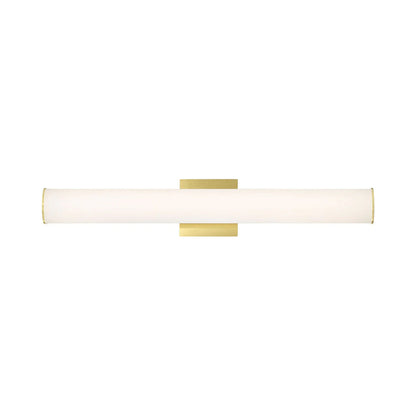 Trani LED Bath Vanity Light in Plated Brushed Gold.