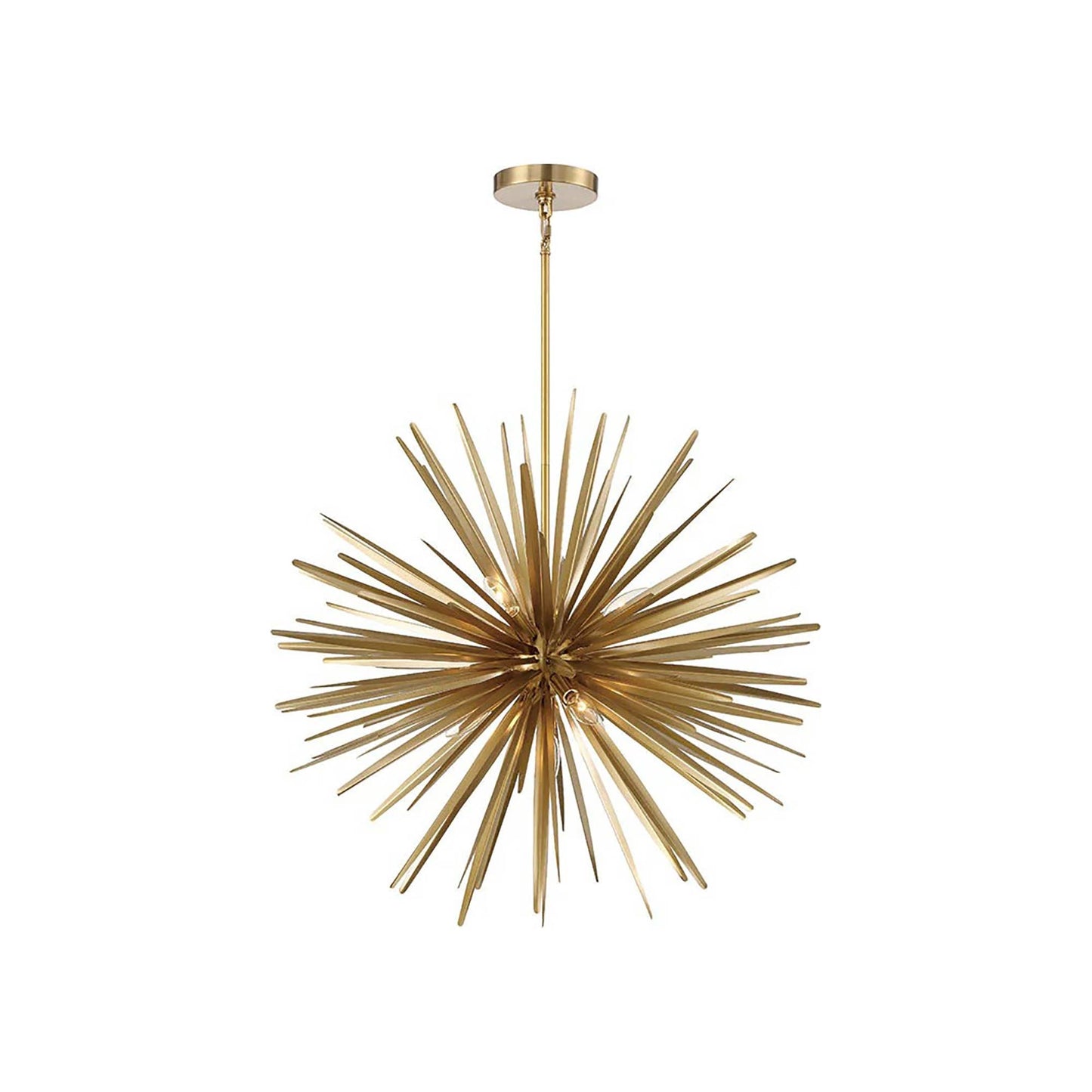 Trapani Chandelier in Soft Brass (7-Light).