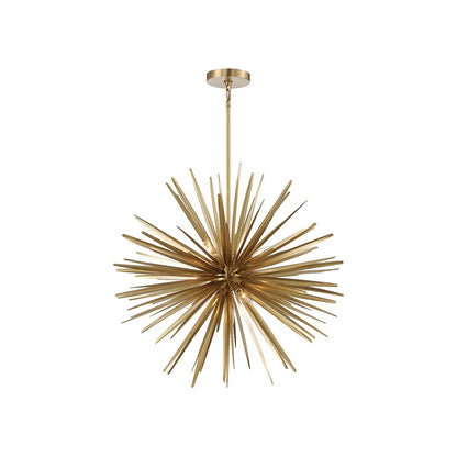 Trapani Chandelier in Soft Brass (7-Light).