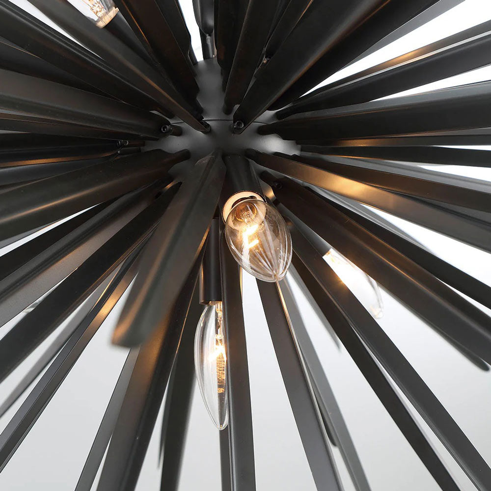 Trapani Flush Mount Ceiling Light in Detail.