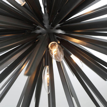 Trapani Flush Mount Ceiling Light in Detail.