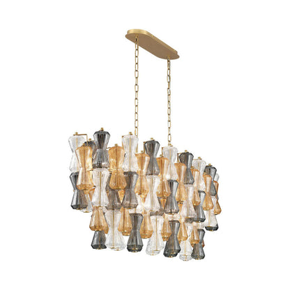 Veneto Oval Chandelier in Detail.
