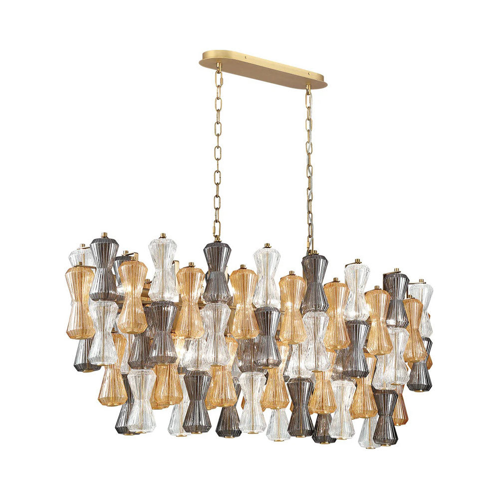 Veneto Oval Chandelier in Detail.