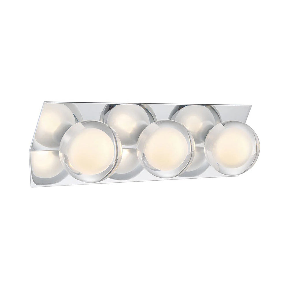 Vinci LED Bath Vanity Light in Chrome (3-Light).