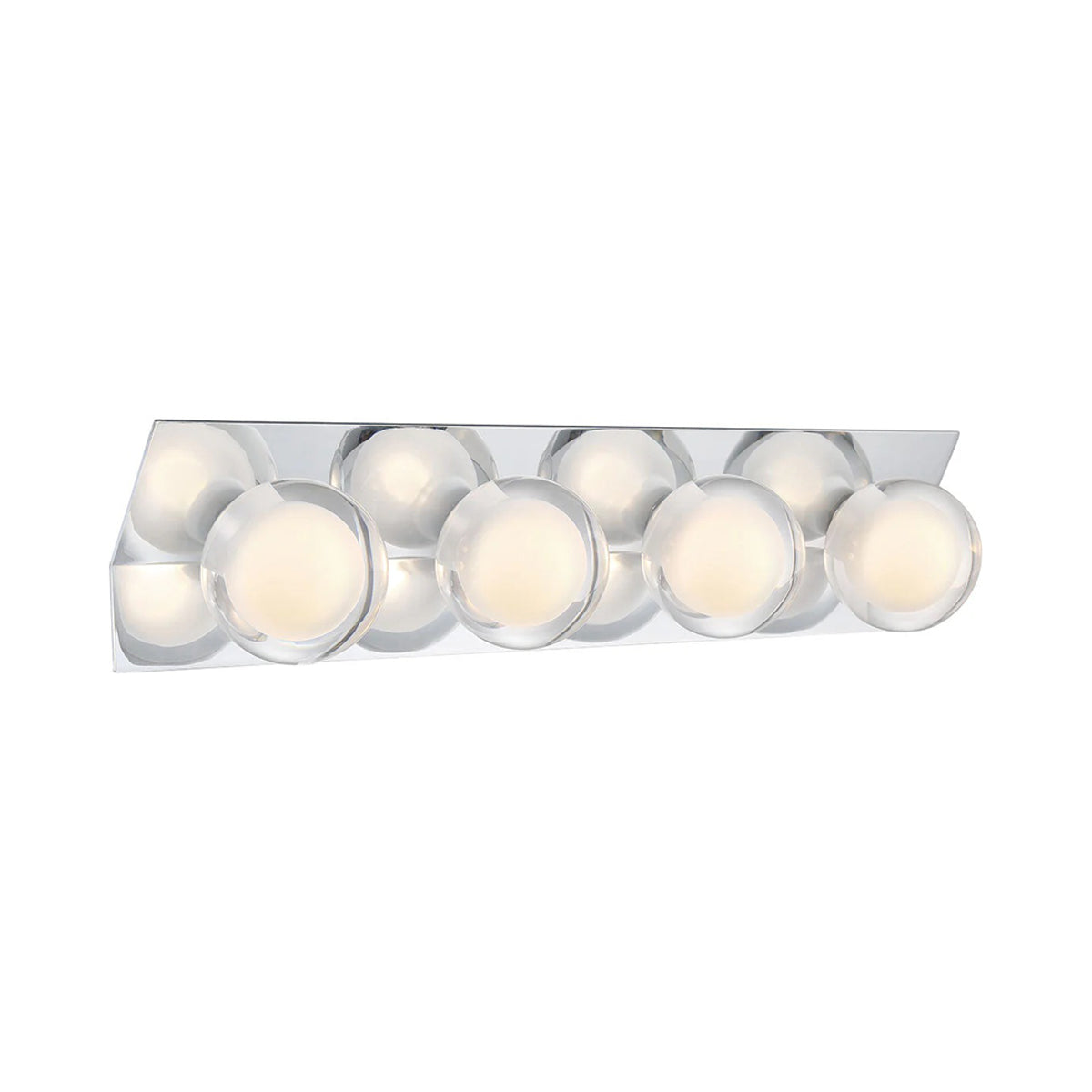 Vinci LED Bath Vanity Light in Chrome (4-Light).