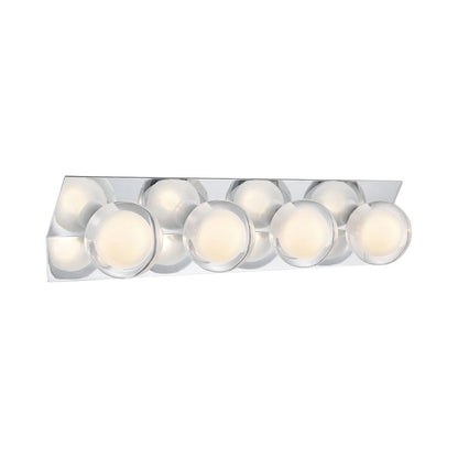 Vinci LED Bath Vanity Light in Chrome (4-Light).