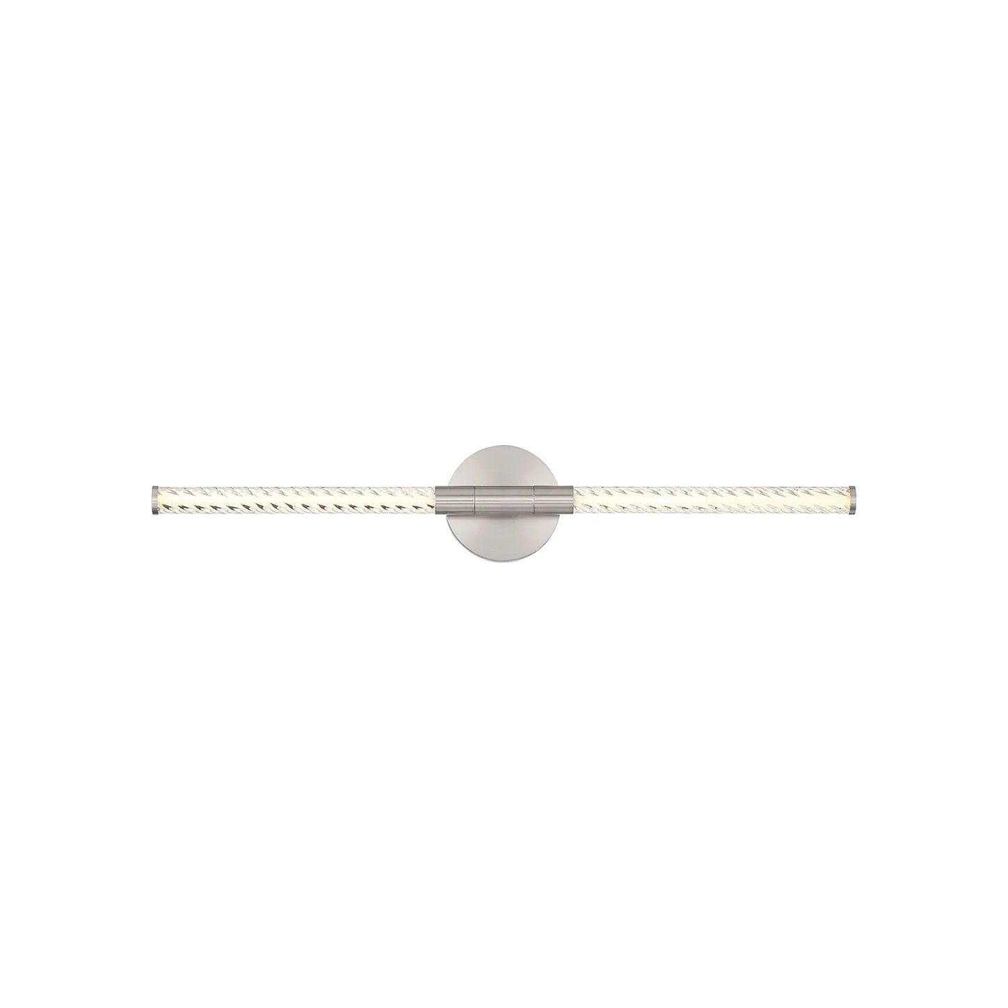 Volterra LED Bath Vanity Light in Satin Nickel (28-Inch).