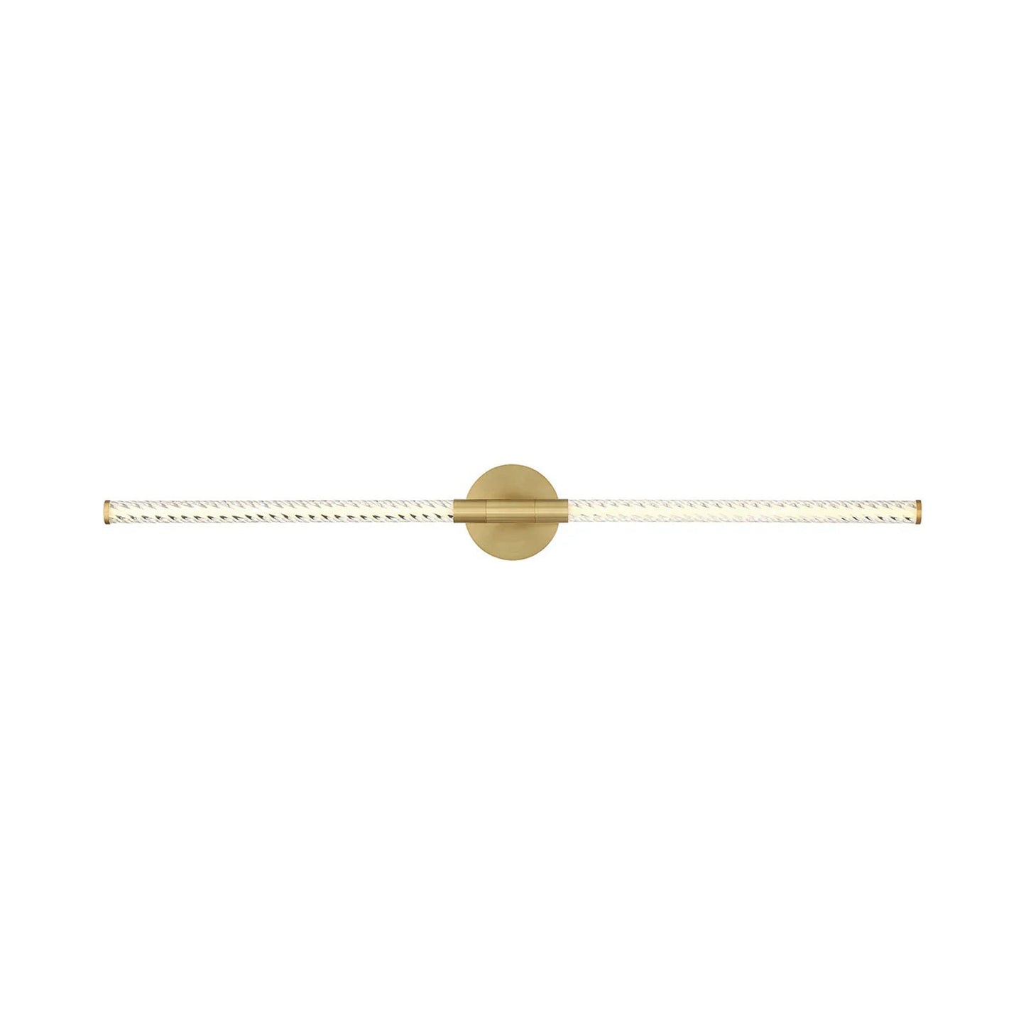 Volterra LED Bath Vanity Light in Brushed Gold (38.75-Inch).