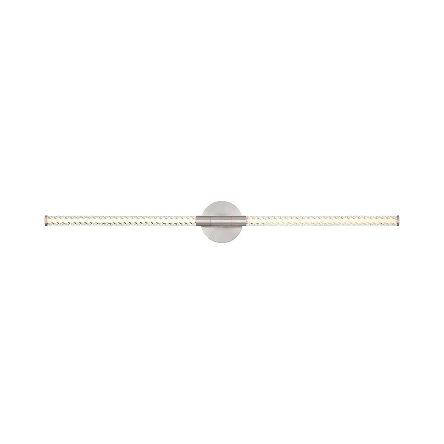 Volterra LED Bath Vanity Light in Satin Nickel (38.75-Inch).