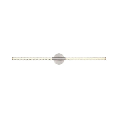 Volterra LED Bath Vanity Light in Satin Nickel (38.75-Inch).