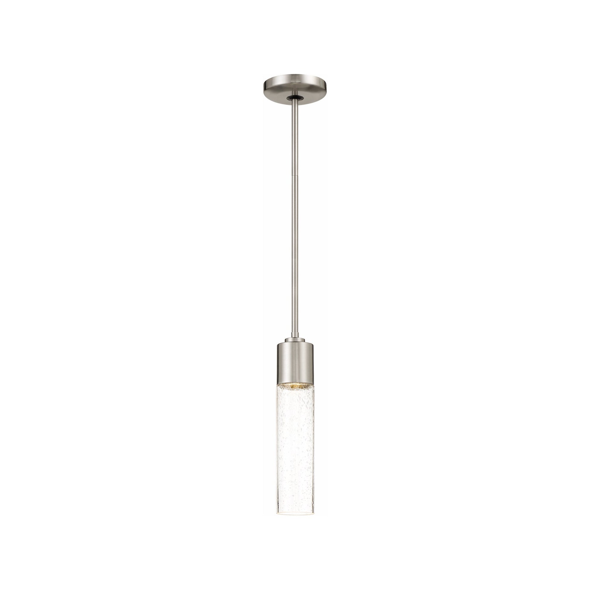 Light Rain Mini Pendant Light in Brushed Nickel.