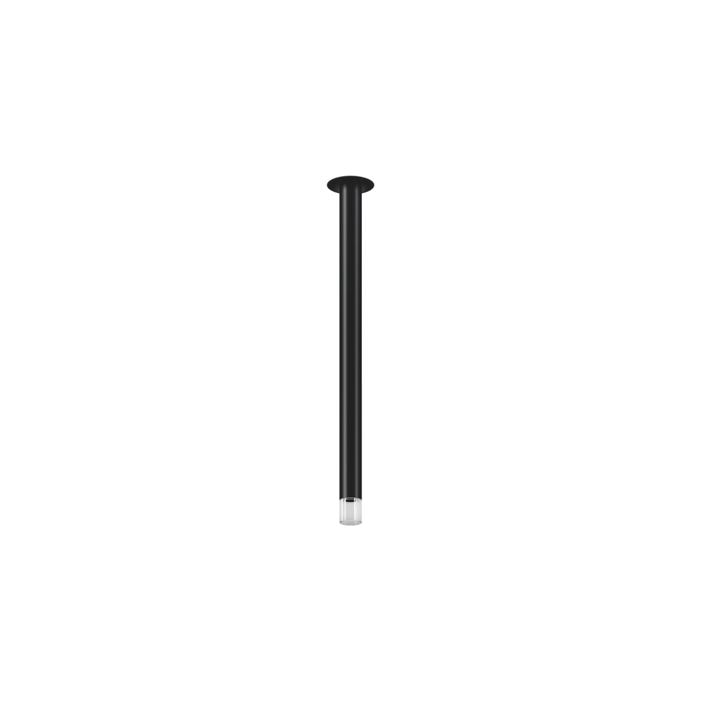 A-Tube Nano Swing LED Flush Mount Ceiling Light in Matte Black (Small).