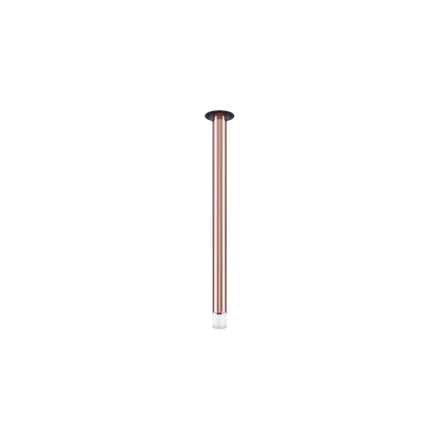 A-Tube Nano Swing LED Flush Mount Ceiling Light in Rose Gold (Small).