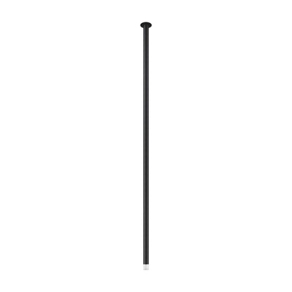 A-Tube Nano Swing LED Flush Mount Ceiling Light in Matte Black (Large).