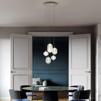 Jefferson LED Pendant Light in dining room.