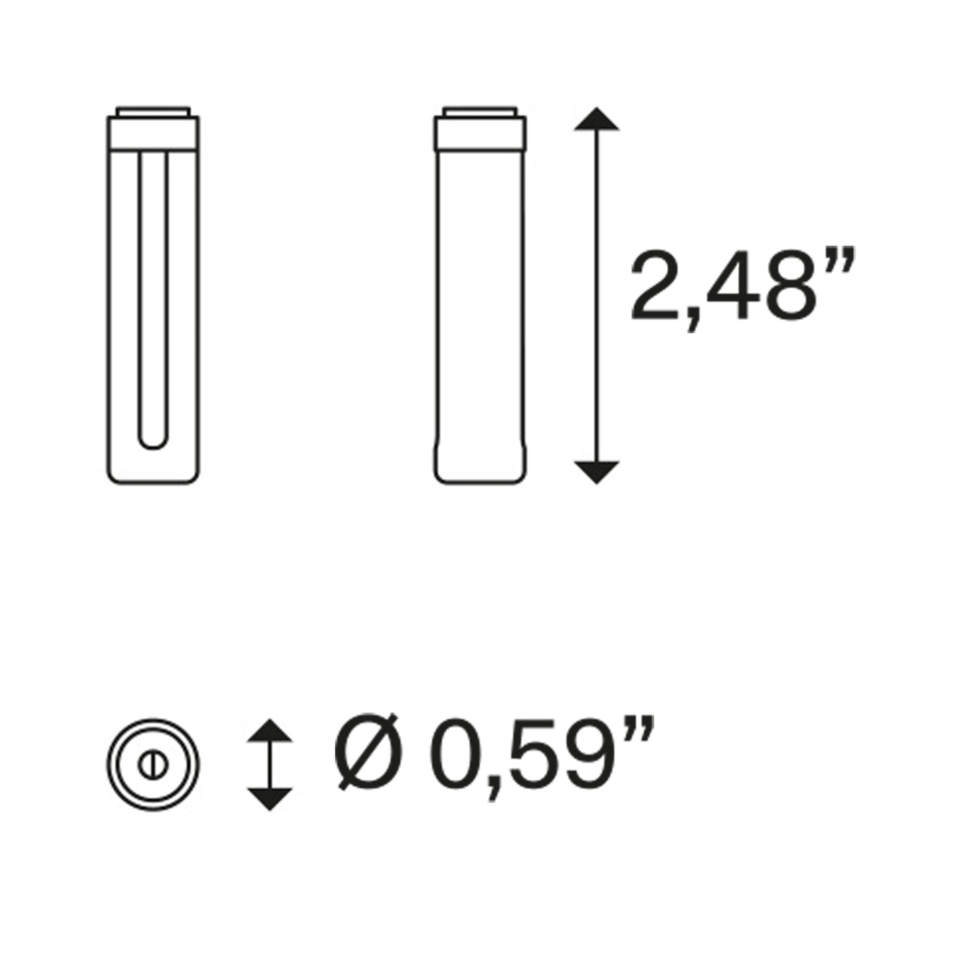 Map Ceiling Bracket - line drawing.