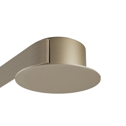 Map Start Point Ceiling in Matte Champagne/Indirect Light.