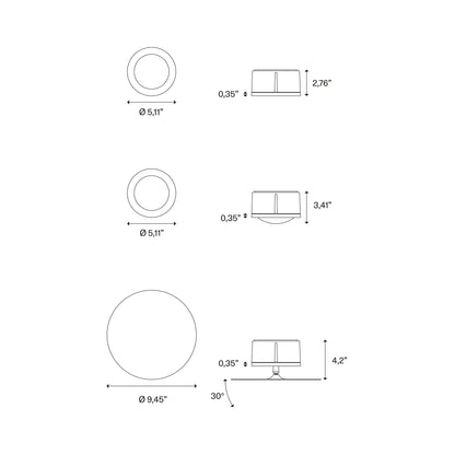 Map Start Point Ceiling - line drawing.
