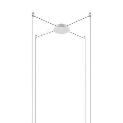 Radial Canopy in Matte White (4-Light).