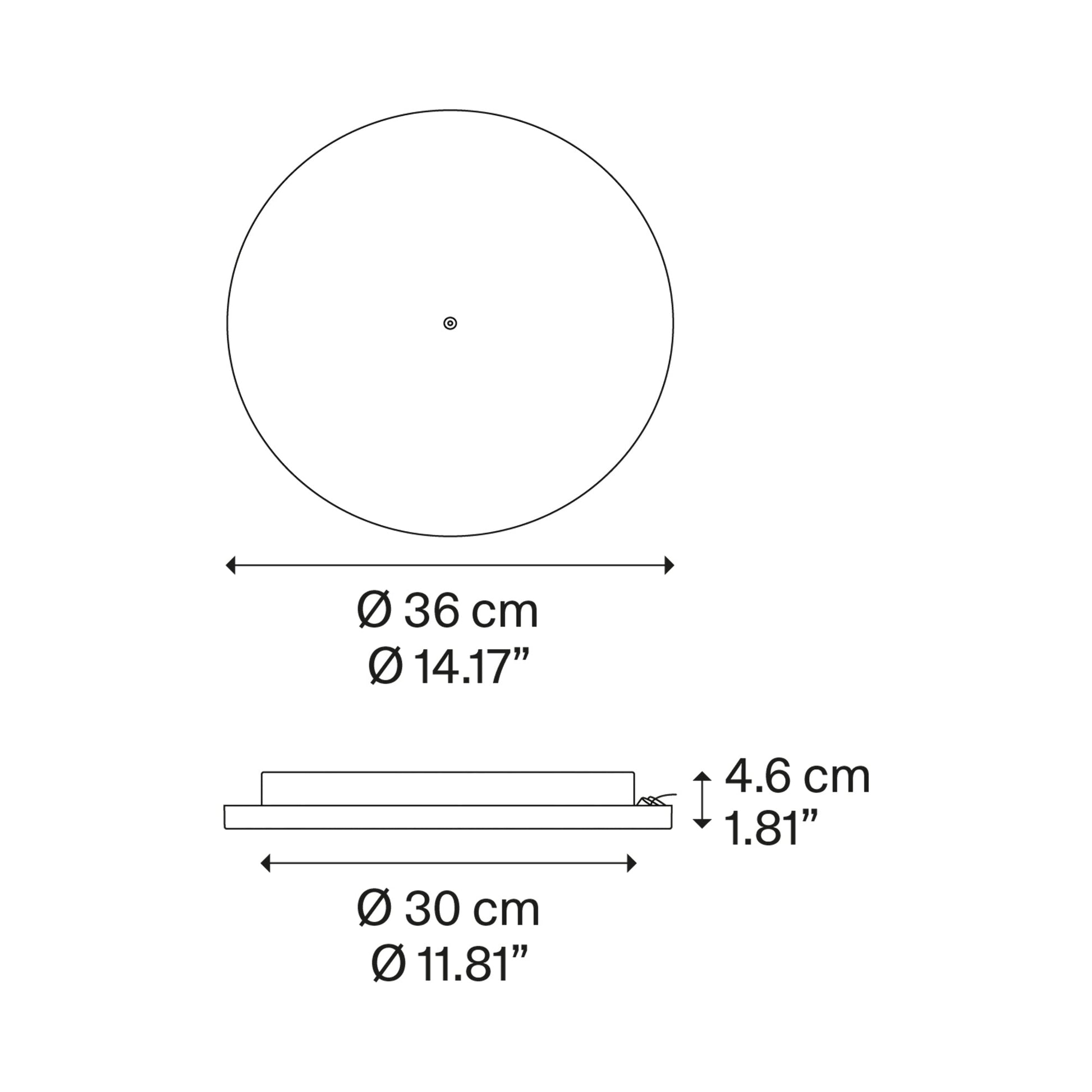 Radial Canopy - line drawing.