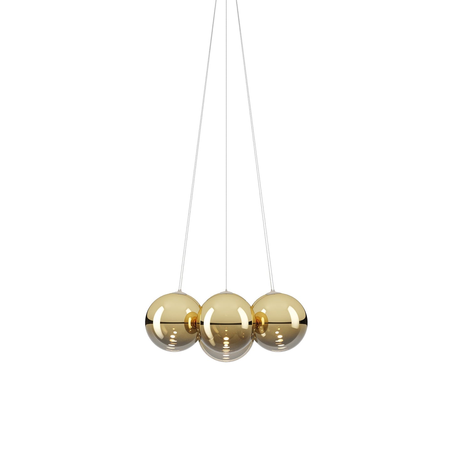 Random Cloud LED Pendant Light in Gold (11.02-Inch/7-Light).