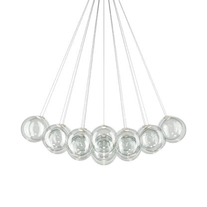 Random Cloud LED Pendant Light in Clear (11.02-Inch/23-Light).